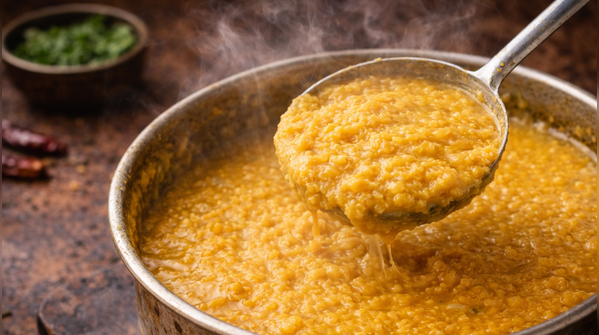 Overcooking dal until it completely breaks down
