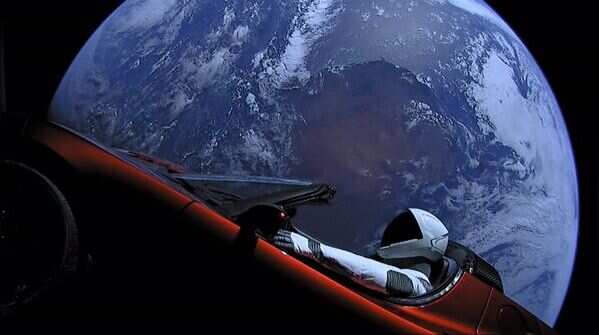 Tesla Roadster and ‘Starman'
