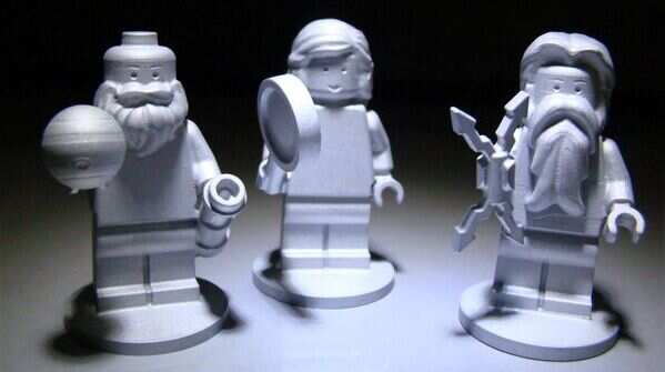 Lego minifigures orbiting Jupiter