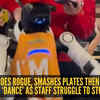 Article image for: Watch here: Robot goes rogue, smashes plates, then breaks into ‘dance’ as staff struggle to stop it