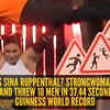 Article image for: Who is Sina Ruppenthal? Strongwoman who lifted and threw 10 men in 37.44 seconds sets Guinness World Record