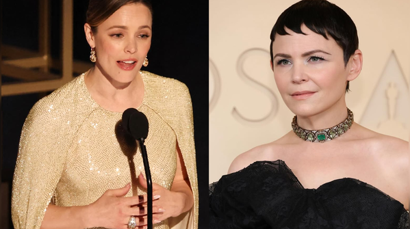 Ginnifer Goodwin and Rachel McAdams in Sabyasachi High Jewellery