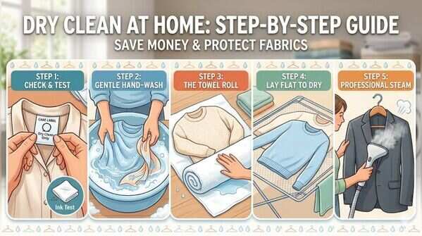 How to dry clean clothes at home: A step-by-step guide