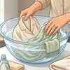 Step 2: The gentle hand-wash