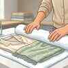Step 3: The ‘towel roll’ drying trick