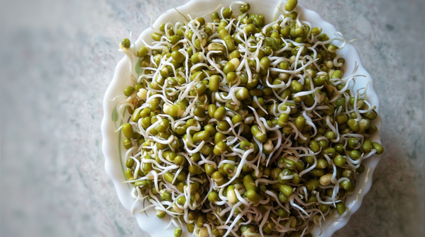 Sprouted moong salad