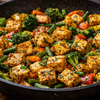 Paneer and vegetable protein stir-fry