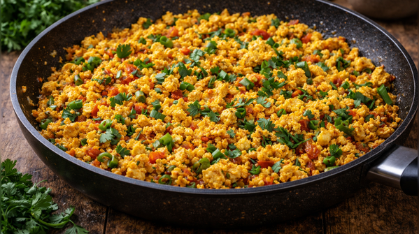 Zero-oil paneer bhurji