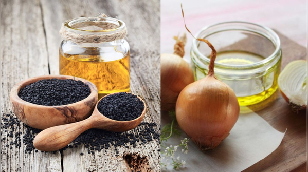 Kalonji and onion oil blend