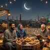 Article image for: <i class="tbold">peaceful</i> Eid night under the crescent moon