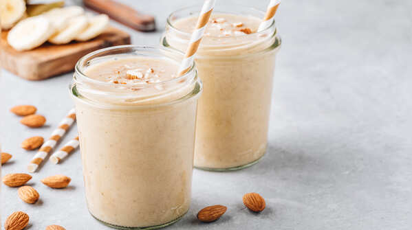 Banana Almond Milkshake