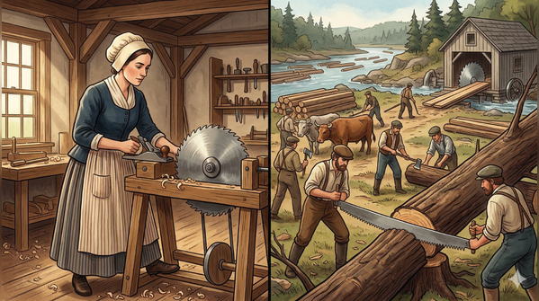 The circular saw: Tabitha Babbitt