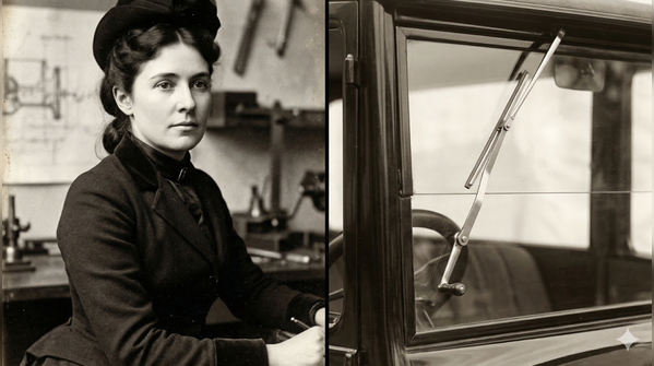 The windscreen wiper: Mary Anderson
