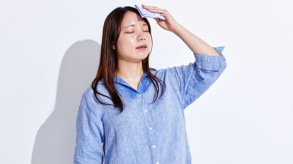 Cold, clammy sweat is a red flag