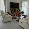 The lavish living area