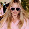 Article image for: Iconic pink-heart <i class="tbold">sunglasses</i> and cardigan