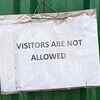 Visitor entry temporarily closed