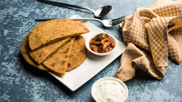 Tofu Bhurji Paratha
