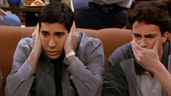 Ross Geller and Chandler Bing — 'Friends' (1994)