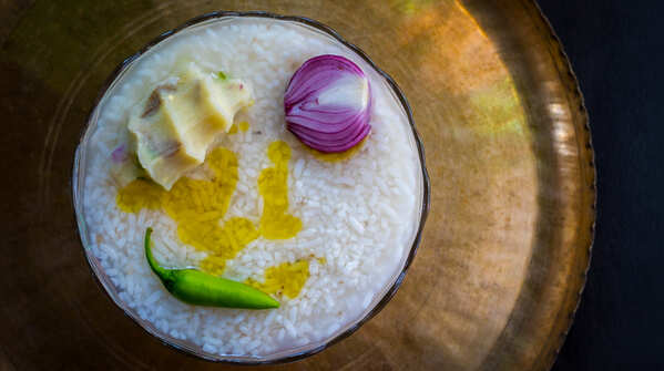 Similar fermented rice dishes of Indian states