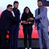  Sumit Antil, Sandeep Patil, and Prasad Sanyal honour special recognition (Watch Out For Me Player of the Year) to Suruchi Phogat at #TOISA2025