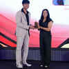 Dipa Karmarkar presents the Para shooting (Male) award to Rudransh Khandelwal at #TOISA2025