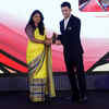 Mithali Raj presents the Badminton (Male) award to Lakshya Sen at #TOISA2025