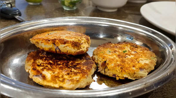Paneer and Rajma Tikki