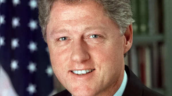 Bill Clinton and his morning meal stop by