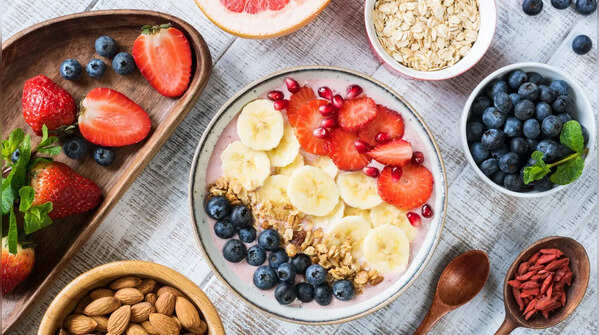 Fruit and Nut Yogurt Bowl