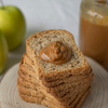Apple slices with peanut butter