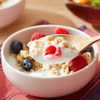 Greek yogurt with a few berries