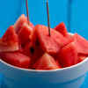 Watermelon cubes