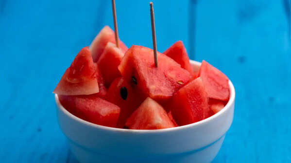 Watermelon cubes