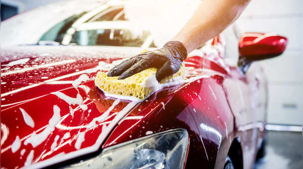 Wash the car
