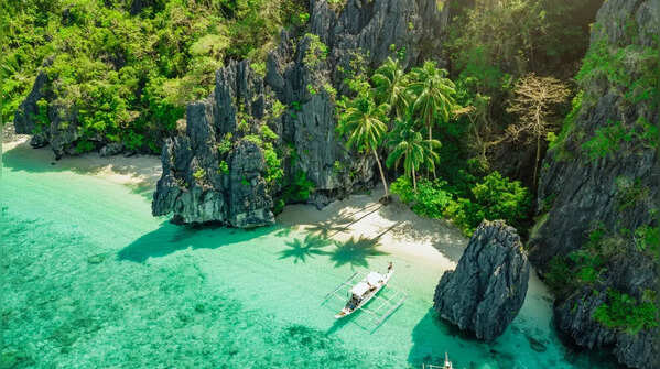 White Beach and El Nido in Palawan, Philippines