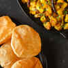 Aloo Bhujiya and Poori