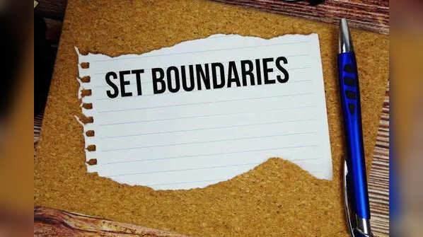 Setting boundaries