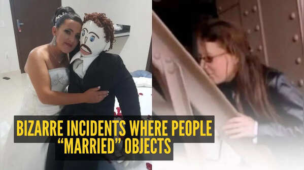 Strange but true incidents in the world where people married objects
