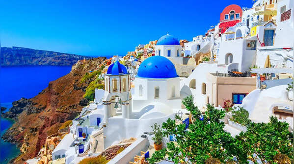 Santorini in Greece