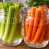 Keep celery and carrots in water