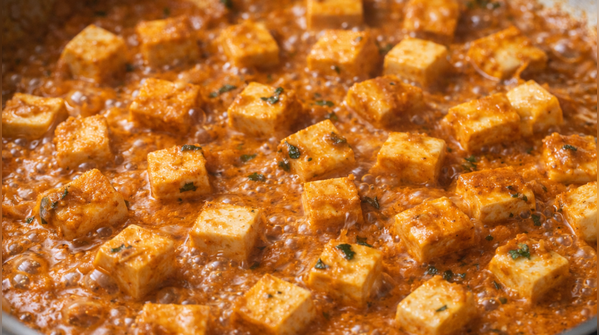 Over-boiling paneer in gravies