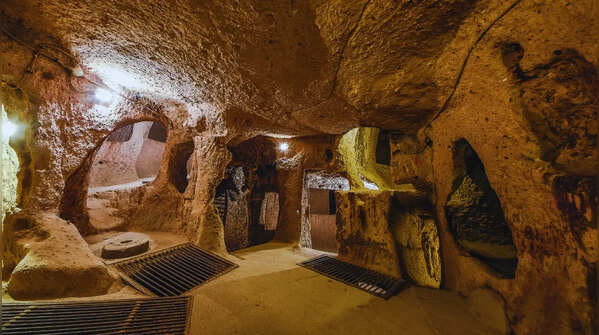 Derinkuyu Underground City in Turkey