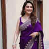 ​The saree: A royal purple moment