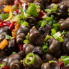 Spicy snail curry
