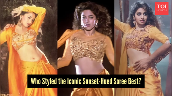 The ultimate sunset saree showdown