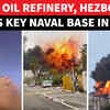 Article image for: Israeli Port-City Burns Iran-Hezbollah Strikes Hit Refineries, Bases | Watch