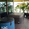 Jacuzzi and ice bath corner