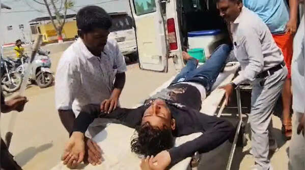 Injured rushed to hospital