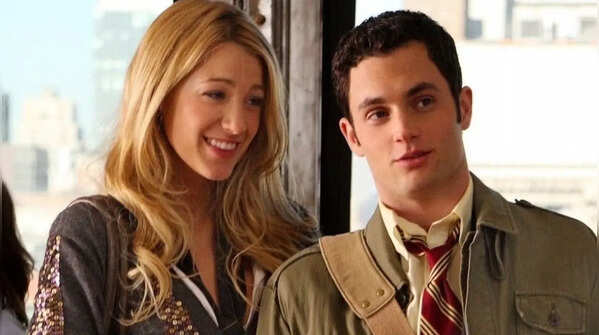 Penn Badgley and Blake Lively from 'Gossip Girl'
